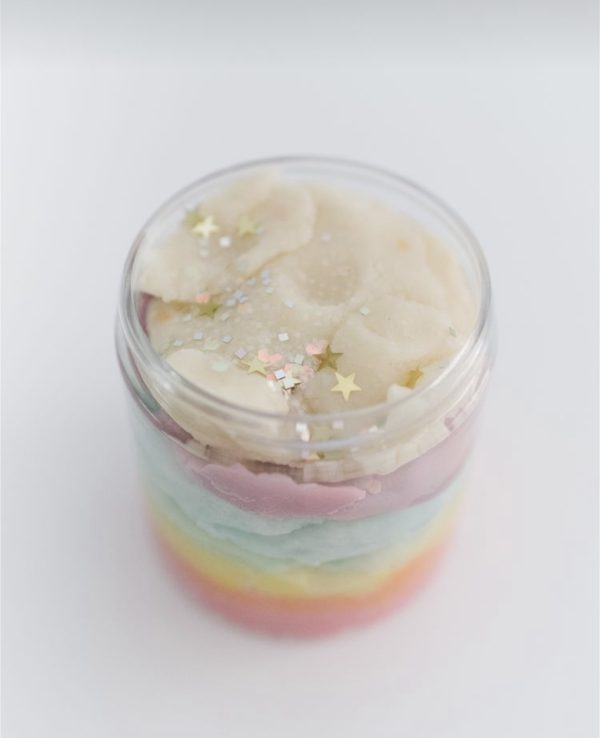 Rainbow Playdough Tub - Mixed Pastel